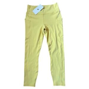Fabletics Oasis PureLuxe High-Waisted 7/8 Legging in Yellow Size M